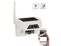 VisorTech HD-IP-Kamera mit Akku & Solar-Panel, Bewegungssensor, Nachtsicht, IP55; Kamera-Attrappen Kamera-Attrappen Kamera-Attrappen 