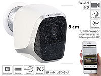 VisorTech IP-HD-Überwachungskamera mit App, IP65, bis 6 Monate Batteriebetrieb; Kamera-Attrappen Kamera-Attrappen Kamera-Attrappen Kamera-Attrappen 