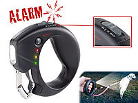 VisorTech 3in1-Universal-Hundeleinen-Griff mit Alarm-Sirene und LED-Taschenlampe; Taschenalarme Taschenalarme Taschenalarme 