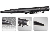 VisorTech 4in1-Tactical Pen mit Kugelschreiber, LED-Licht, Glasbrecher; Taschenalarme Taschenalarme Taschenalarme Taschenalarme 
