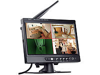 VisorTech Überwachungs-Monitor mit Aufnahme-Funktion, 17,8cm (7") (refurbished)