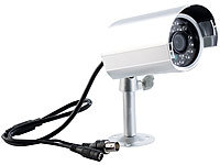 VisorTech Wetterfeste Überwachungskamera ASC-1420.IR mit Nachtsicht; Outdoor-Überwachungskameras Outdoor-Überwachungskameras Outdoor-Überwachungskameras 