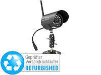 VisorTech Wetterfeste Infrarotkamera DSC-415.IR (Versandrückläufer); Netzwerk-Überwachungssysteme mit Rekorder, Kamera, Personenerkennung und App, Netzwerk-Überwachungssysteme mit HDD-Recorder & IP-Kameras 