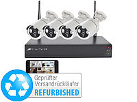 VisorTech Funk-Überwachungssystem Versandrückläufer; Netzwerk-Überwachungssysteme mit HDD-Recorder & IP-Kameras Netzwerk-Überwachungssysteme mit HDD-Recorder & IP-Kameras 
