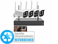 VisorTech Funk-Überwachungssystem mit HDD-Rekorder, Versandrückläufer; Netzwerk-Überwachungssysteme mit HDD-Recorder & IP-Kameras Netzwerk-Überwachungssysteme mit HDD-Recorder & IP-Kameras 