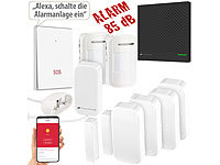 VisorTech Système d'alarme connecté XMD-3500.wifi avec 7 capteurs et bouton SOS; GSM-Funk-Alarmanlagen GSM-Funk-Alarmanlagen GSM-Funk-Alarmanlagen GSM-Funk-Alarmanlagen 