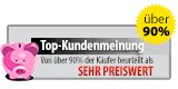 Von über 90% der Käufer als SEHR PREISWERT empfunden