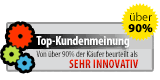 Von über 90% der Käufer als SEHR INNOVATIV empfunden