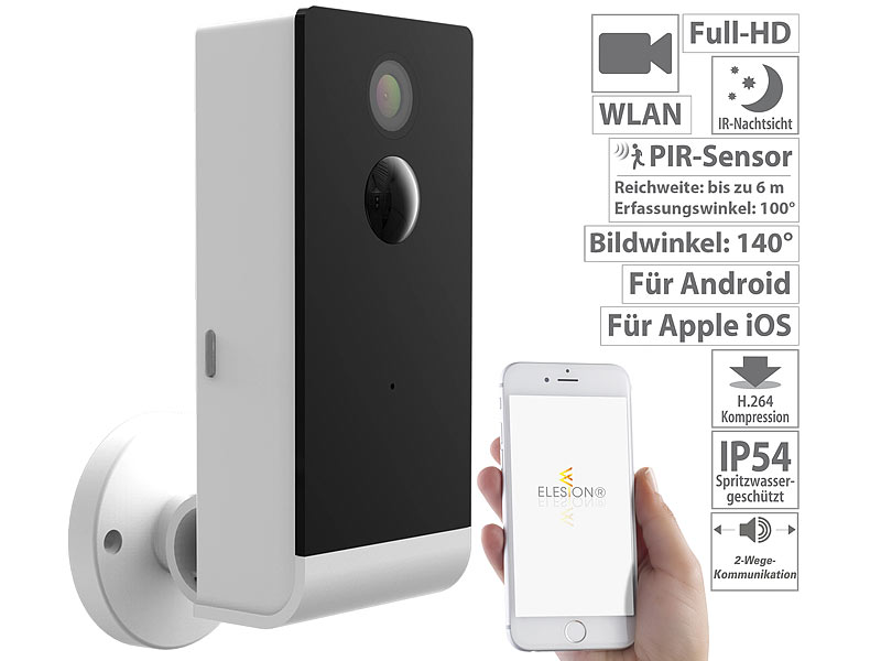 ; Akkubetriebene IP-Full-HD-Überwachungskameras mit Apps Akkubetriebene IP-Full-HD-Überwachungskameras mit Apps Akkubetriebene IP-Full-HD-Überwachungskameras mit Apps 