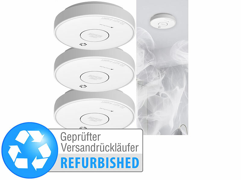 ; Rauchmelder mit 10-Jahres-Batterie Rauchmelder mit 10-Jahres-Batterie Rauchmelder mit 10-Jahres-Batterie 