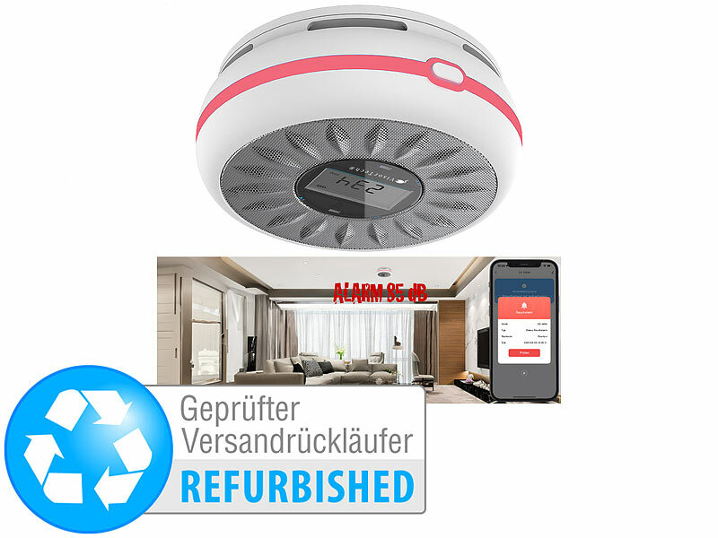 ; Rauchmelder mit 10-Jahres-Batterie, Funk-Rauchmelder Rauchmelder mit 10-Jahres-Batterie, Funk-Rauchmelder 