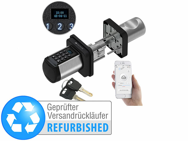 ; Sicherheits-Türbeschläge mit Fingerabdruck-Scanner und Transponder Sicherheits-Türbeschläge mit Fingerabdruck-Scanner und Transponder Sicherheits-Türbeschläge mit Fingerabdruck-Scanner und Transponder 