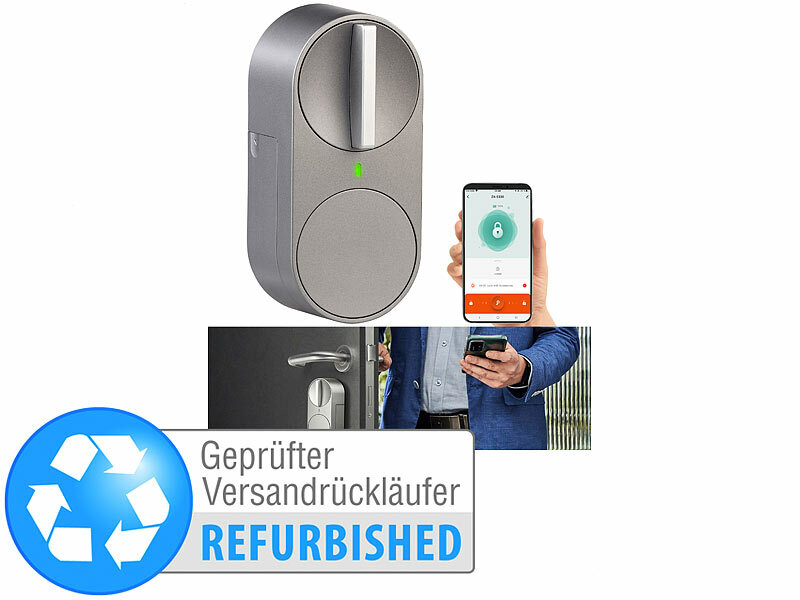 ; Tür-Schließzylinder mit Apps, Transponder-Schlüsseln & Zahlen-Codes Tür-Schließzylinder mit Apps, Transponder-Schlüsseln & Zahlen-Codes Tür-Schließzylinder mit Apps, Transponder-Schlüsseln & Zahlen-Codes 