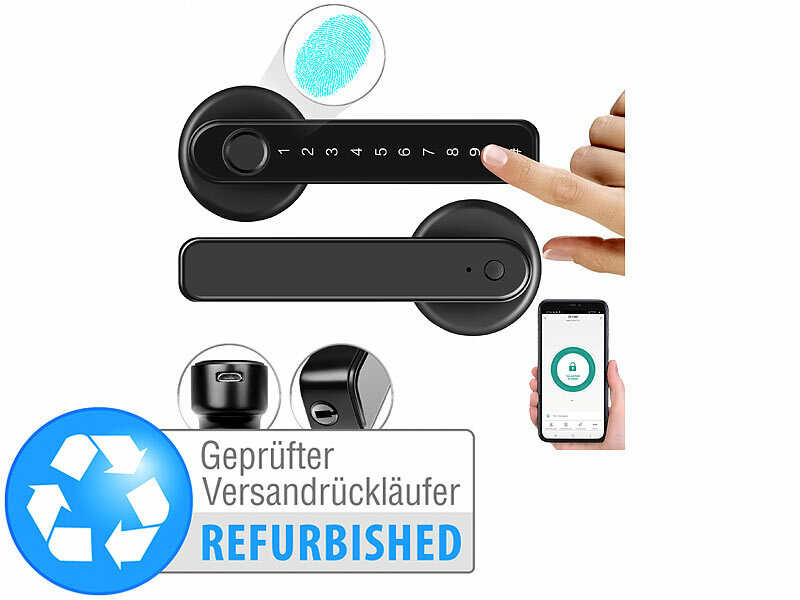 ; Tür-Schließzylinder mit Apps, Transponder-Schlüsseln & Zahlen-Codes Tür-Schließzylinder mit Apps, Transponder-Schlüsseln & Zahlen-Codes 
