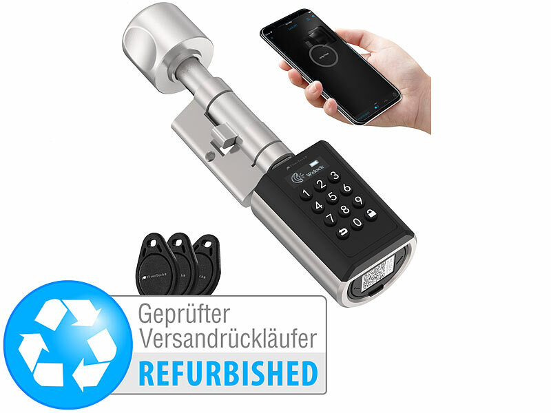 ; Elektronische Tür-Schließzylinder mit Fingerabdruck-Sensor und Tansponder Elektronische Tür-Schließzylinder mit Fingerabdruck-Sensor und Tansponder Elektronische Tür-Schließzylinder mit Fingerabdruck-Sensor und Tansponder 