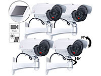 VisorTech 4er-Set Überwachungskamera-Attrappen mit Signal-LED; GSM-Funk-Alarmanlagen GSM-Funk-Alarmanlagen GSM-Funk-Alarmanlagen 