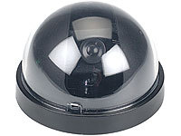 VisorTech Überwachungskamera-Attrappe Dome-Form; Überwachungskameras (Funk) Überwachungskameras (Funk) Überwachungskameras (Funk) 