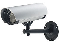 VisorTech IR-Outdoor-Überwachungskamera Color mit Ton, Alu-Gehäuse; Outdoor-Überwachungskameras 
