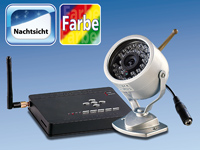 VisorTech Kit de Videosurveillance d'Exterieur Sans Fil 2.4Ghz