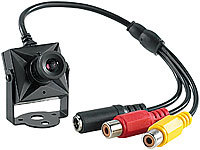 VisorTech Mini-Überwachungskamera  mit Mikrofon & Metallgehäuse