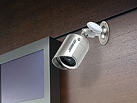 VisorTech Wetterfeste Farb-Überwachungskamera HAD-CCD, Infrarot; Outdoor-Überwachungskameras Outdoor-Überwachungskameras 