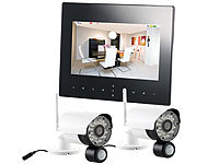 VisorTech Moniteur 9" de surveillance "DSC-720.mc" avec 2 caméras