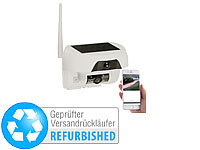 VisorTech HD-IP-Kamera mit Akku & Solar-Panel (Versandrückläufer); GSM-Funk-Alarmanlagen GSM-Funk-Alarmanlagen 