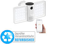 VisorTech Full-HD-IP-Überwachungskamera, LED-Strahler, Versandrückläufer; GSM-Funk-Alarmanlagen GSM-Funk-Alarmanlagen 