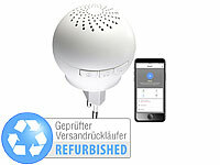 VisorTech Smarter 2in1 WLAN-Steckdosen-Alarm/-Klingel, Versandrückläufer; WLAN-Alarmanlagen mit GSM-Handynetz-Anbindungen, WLAN-Rauch- & Hitzemelder mit weltweiter App-Benachrichtigung WLAN-Alarmanlagen mit GSM-Handynetz-Anbindungen, WLAN-Rauch- & Hitzemelder mit weltweiter App-Benachrichtigung 