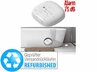 VisorTech Wassermelder mit lautem Alarm (75 dB), Batterie, Versandrückläufer; GSM-Funk-Alarmanlagen GSM-Funk-Alarmanlagen 