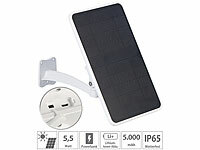 VisorTech 5,5-Watt-Solarpanel mit 5.000-mAh-Powerbank, 5V, für IP-Kameras u.v.m.