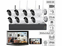 VisorTech Système de surveillance sans fil avec enregistreur et 8 caméras DSC...; Überwachungskameras (Funk) Überwachungskameras (Funk) 