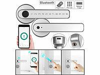 VisorTech Poignée de porte connectée TSZ-800 avec scanner d'empreintes et cod...; WLAN-Alarmanlagen mit GSM-Handynetz-Anbindungen WLAN-Alarmanlagen mit GSM-Handynetz-Anbindungen WLAN-Alarmanlagen mit GSM-Handynetz-Anbindungen WLAN-Alarmanlagen mit GSM-Handynetz-Anbindungen 