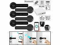 VisorTech 3 poignées de porte connectées TSZ-800 avec passerelle réseau  col...; WLAN-Rauch- & Hitzemelder mit weltweiter App-Benachrichtigung, Sicherheits-Türbeschläge mit Fingerabdruck-Scanner und Transponder WLAN-Rauch- & Hitzemelder mit weltweiter App-Benachrichtigung, Sicherheits-Türbeschläge mit Fingerabdruck-Scanner und Transponder WLAN-Rauch- & Hitzemelder mit weltweiter App-Benachrichtigung, Sicherheits-Türbeschläge mit Fingerabdruck-Scanner und Transponder WLAN-Rauch- & Hitzemelder mit weltweiter App-Benachrichtigung, Sicherheits-Türbeschläge mit Fingerabdruck-Scanner und Transponder 