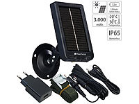 VisorTech Panneau solaire avec batterie 3000 mAh pour caméra nature; Wildkameras Wildkameras 