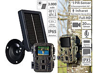 VisorTech Mini caméra nature Full HD WK-430.mini avec batterie solaire; Netzwerk-Überwachungssysteme mit Rekorder, Kamera, Personenerkennung und App Netzwerk-Überwachungssysteme mit Rekorder, Kamera, Personenerkennung und App 