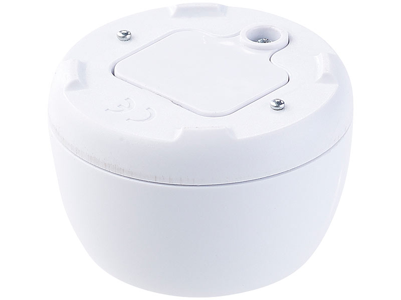 85 dB Batteriebetrieb IP65 VisorTech Wasserwarner: Mini-Wassermelder mit lautem Alarm Wasseralarmmelder