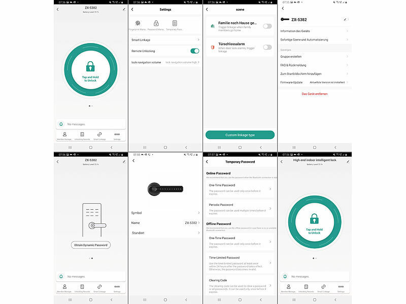 ; WLAN-Alarmanlagen mit GSM-Handynetz-Anbindungen, Sicherheits-Türbeschläge mit Fingerabdruck-Scanner und Transponder WLAN-Alarmanlagen mit GSM-Handynetz-Anbindungen, Sicherheits-Türbeschläge mit Fingerabdruck-Scanner und Transponder 